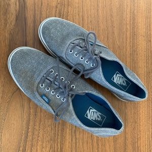 VANS Grey Tennis Shoes Size 10.5